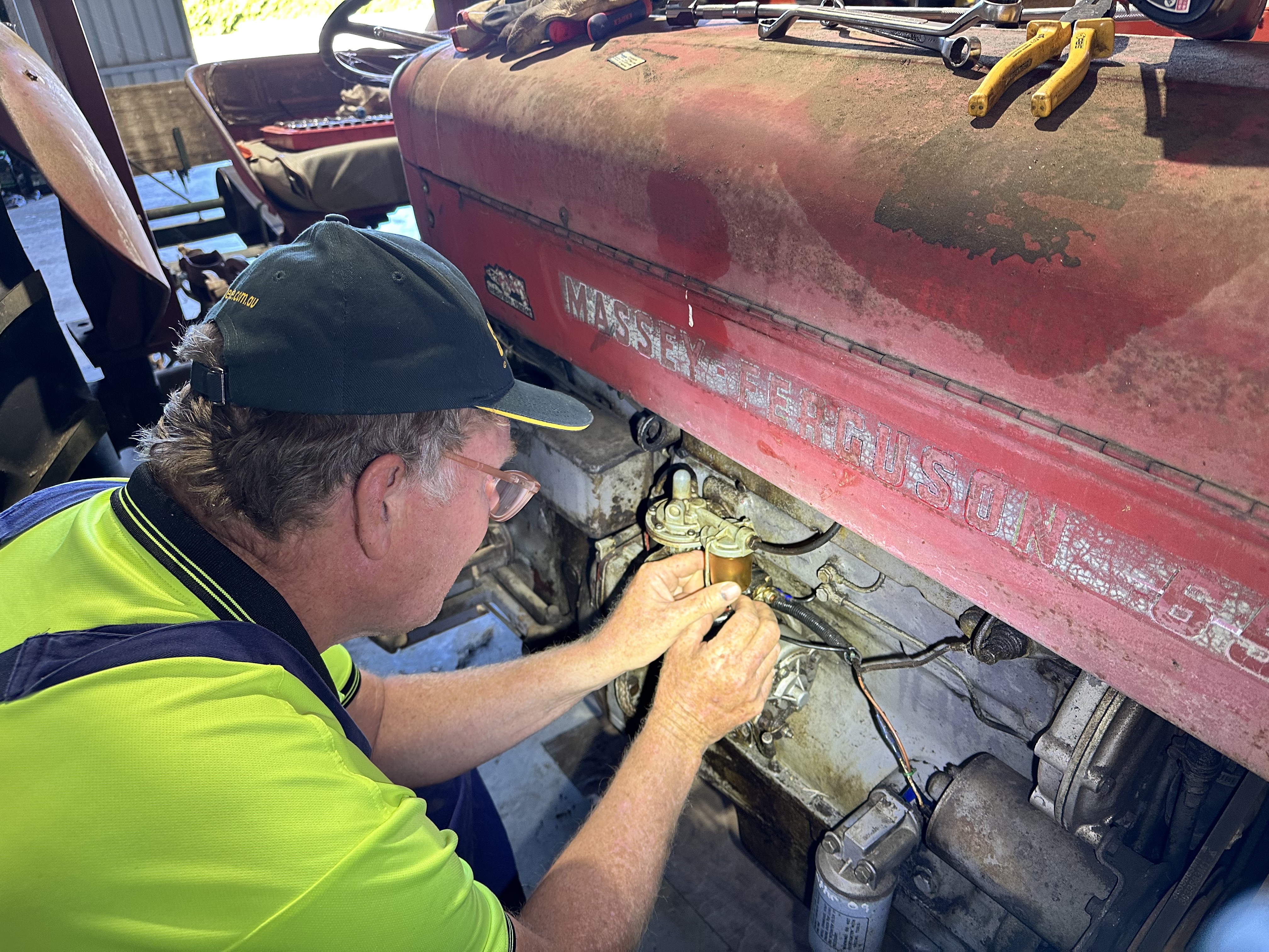 Visiting Farmer Rod (Massey Ferguson repair)