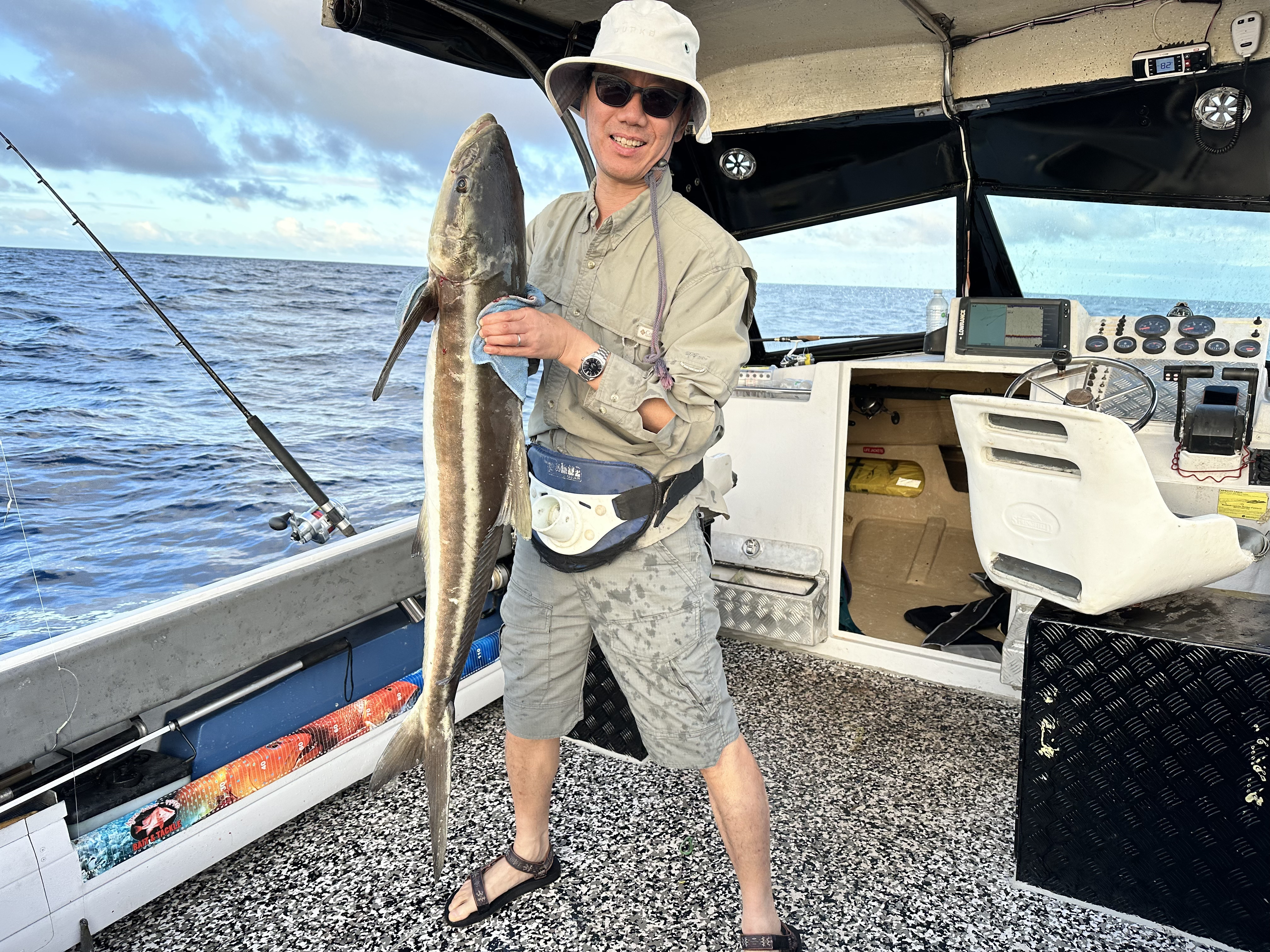 Fishing with Cousin Kwan
