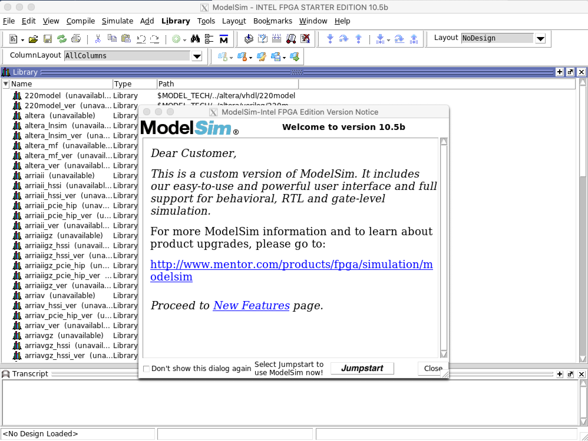 modelsim software free download for windows 10