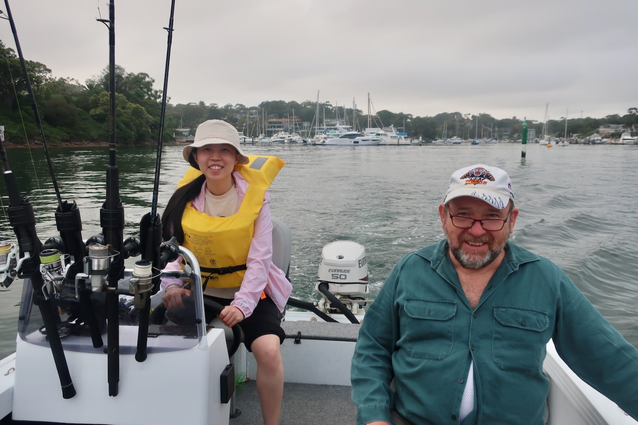 Pittwater with Beard and Carol